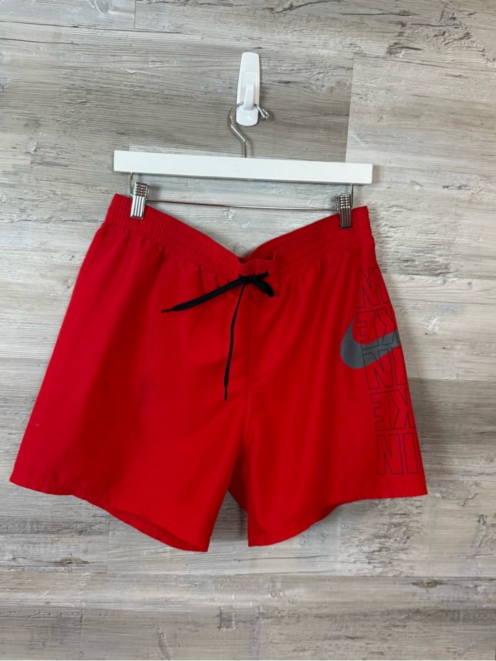 Nike Men’s Red Volley Swim Shorts – Large